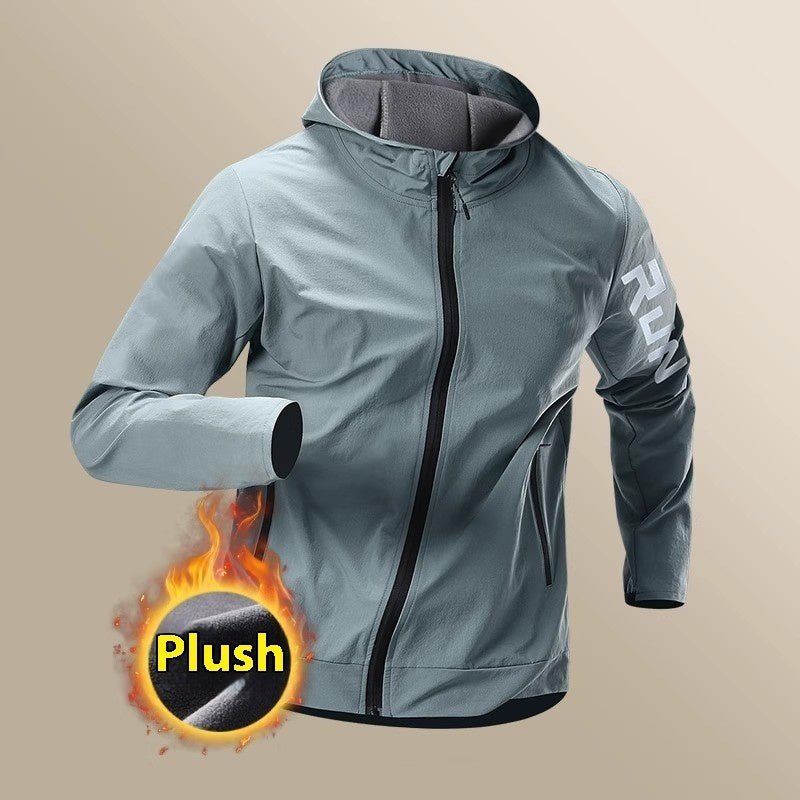 Running Jacket Men's Windbreaker Training - Blue&Pink