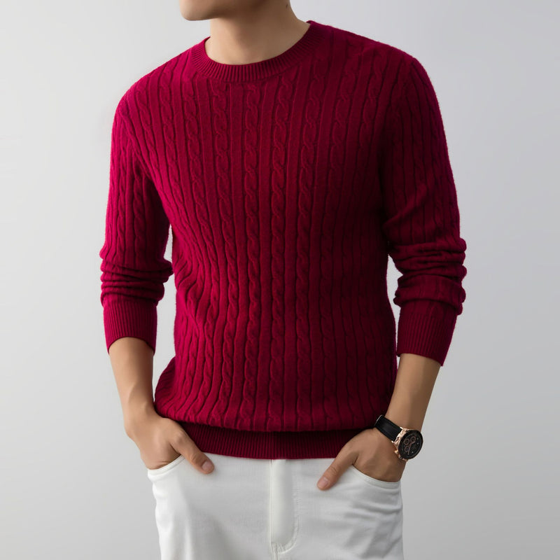 Loose Cool Warm Top Men's Clothing - Blue&Pink