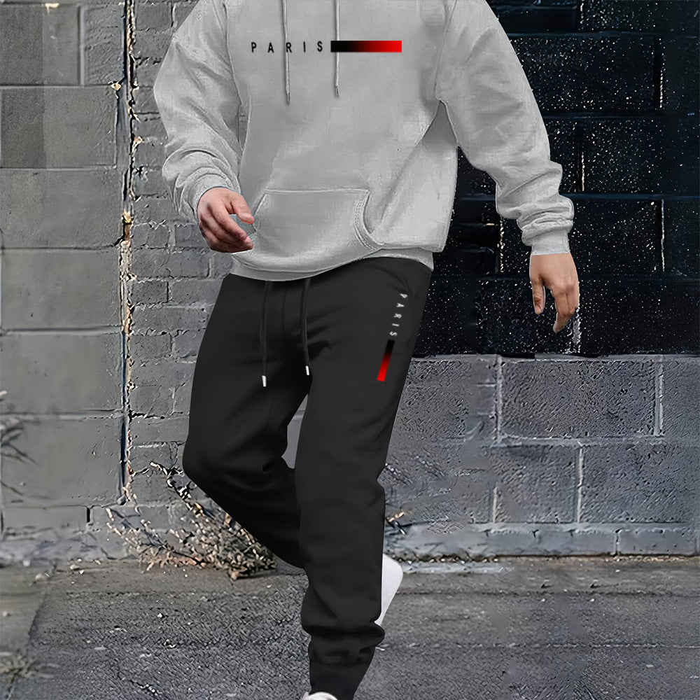 Conjunto folgado com capuz