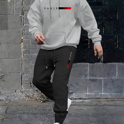 Conjunto folgado com capuz