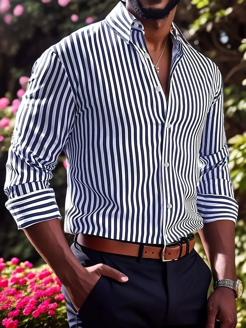 Camisa Masculina com Design Criativo – Impacto Visual e Estilo em Cada Detalhe - Blue&Pink
