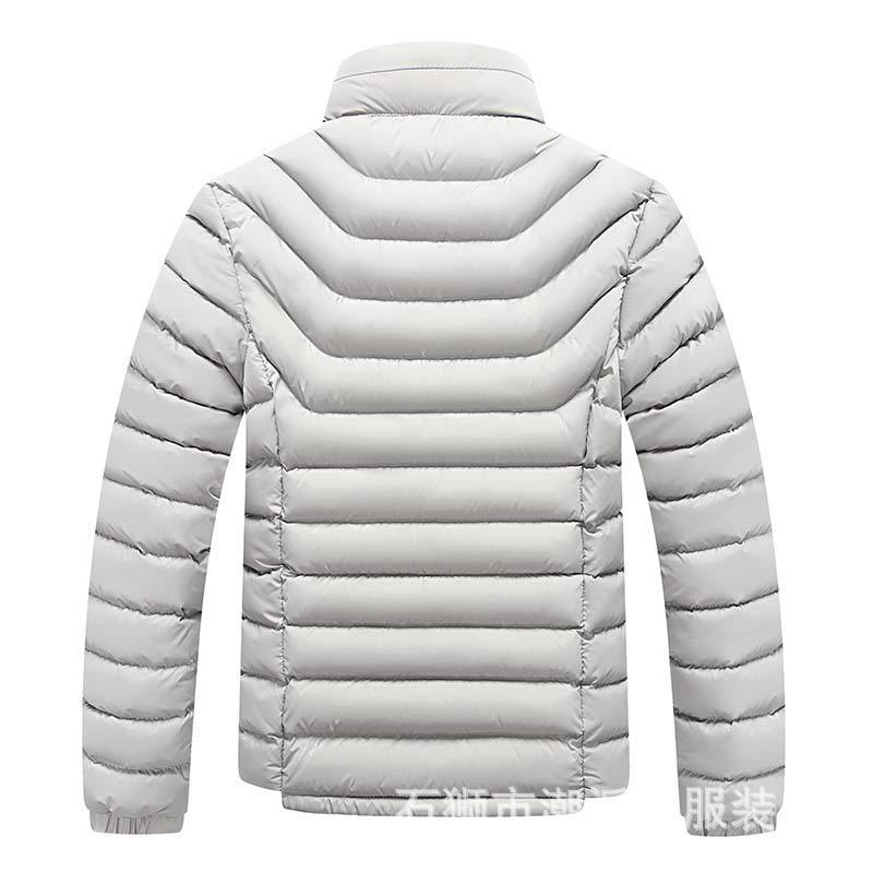 Winter New Men's Thickened Cotton Padded Coat - Blue&Pink