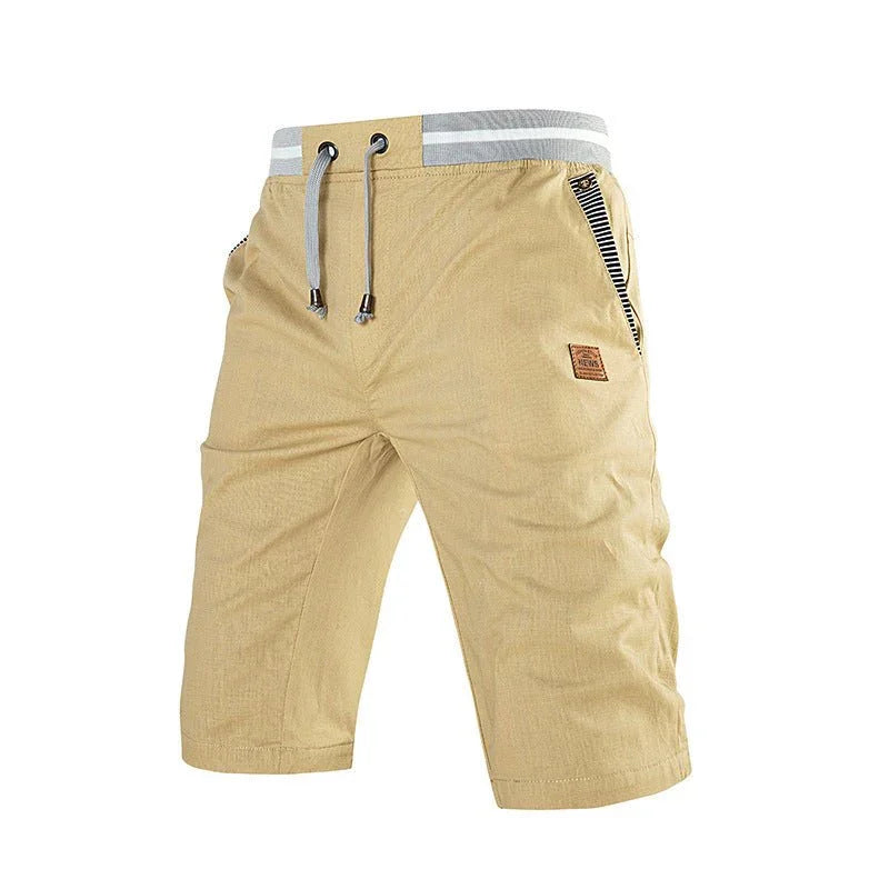 Calção Cropped Masculino em Algodão – Leveza, Estilo e Versatilidade para o Dia a Dia - Blue&Pink