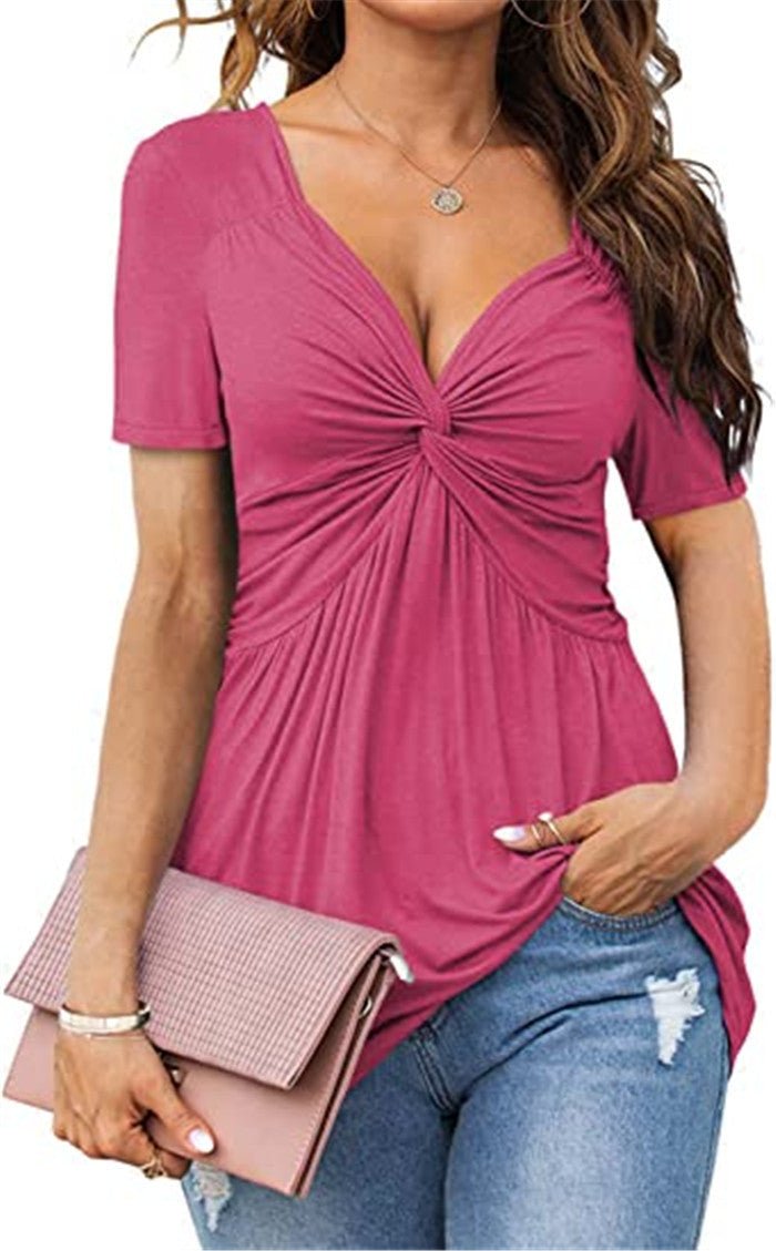T-shirt Elegante com Estilo e Conforto - Blue&Pink