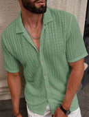 Camisa Slim Masculina – Estilo Casual que Valoriza o Seu Visual - Blue&Pink