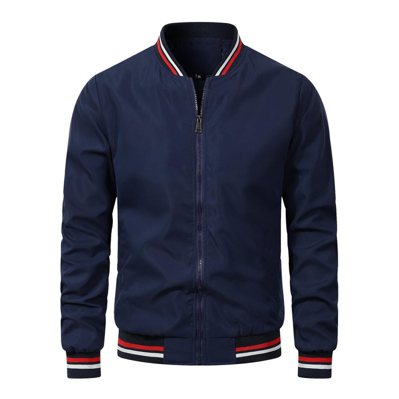 Jacket Trendy Leisure Coat Men's Upperwear - Blue&Pink