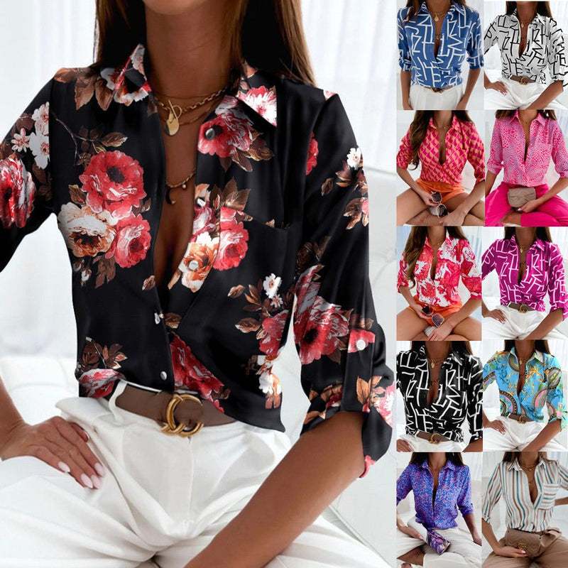 Camisa Feminina Estilo Que Fala por Ti - Blue&Pink