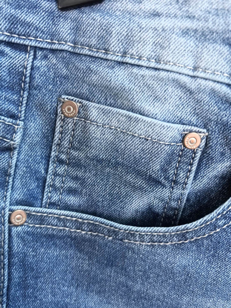 Calça Jeans Stretch Casual - Blue&Pink
