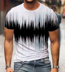 T-shirt Unissexo 3D Estampada – Estilo Único para um Verão Fora do Comum! - Blue&Pink