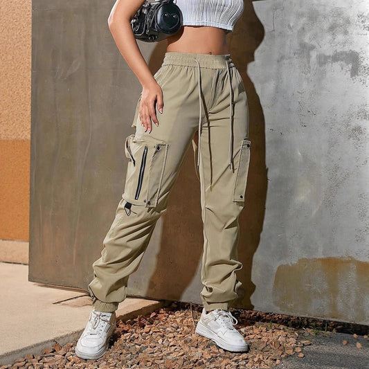 Overalls Summer American Sports Pants - Blue&Pink