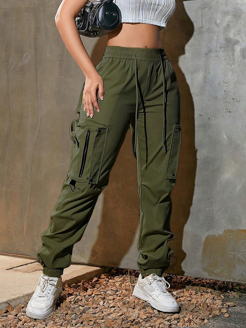 Overalls Summer American Sports Pants - Blue&Pink