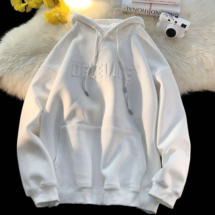 Ovsize Men's Hooded Fashion Brand American Style Loose Hoodie - Blue&Pink