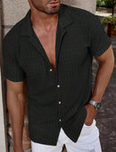 Camisa Slim Masculina – Estilo Casual que Valoriza o Seu Visual - Blue&Pink