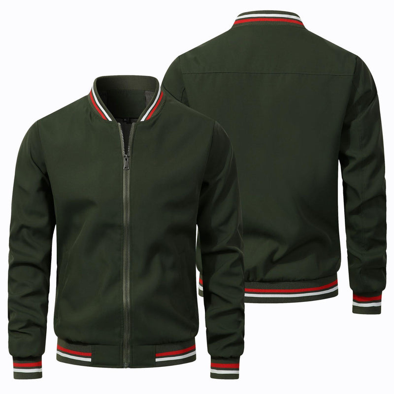 Jacket Trendy Leisure Coat Men's Upperwear - Blue&Pink
