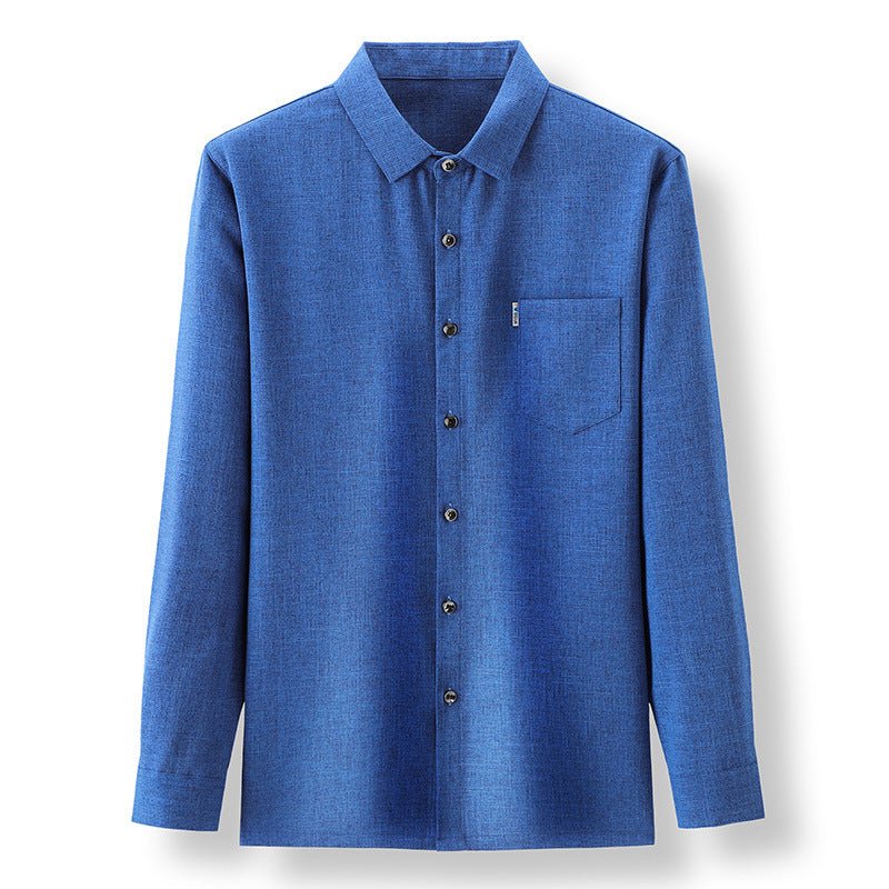 Camisa Casual Masculina Estilo Linho – Leveza, Frescura e Elegância - Blue&Pink