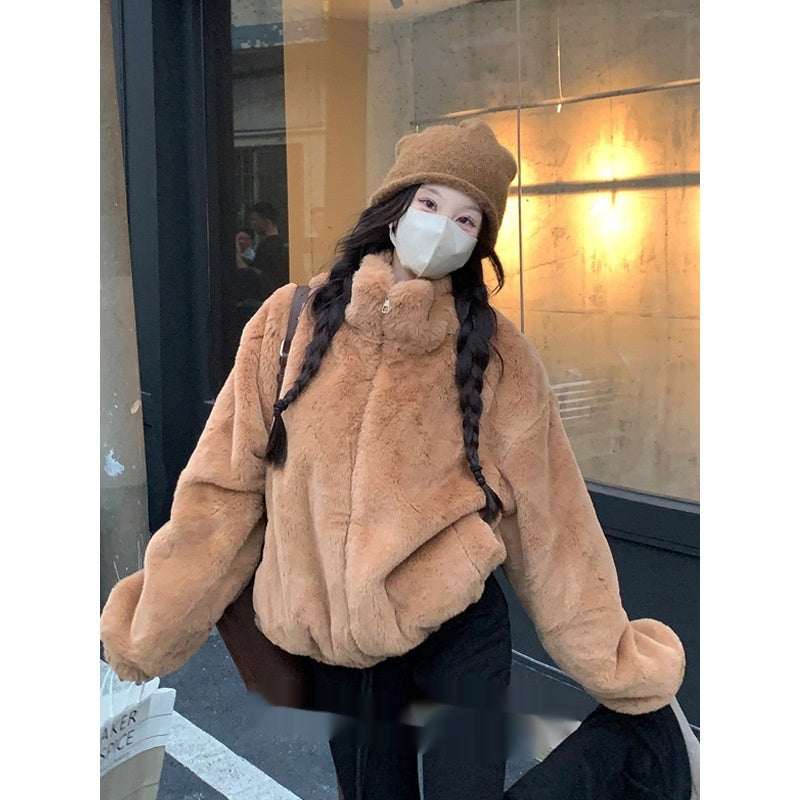 Casaco acolchoado grosso de algodão