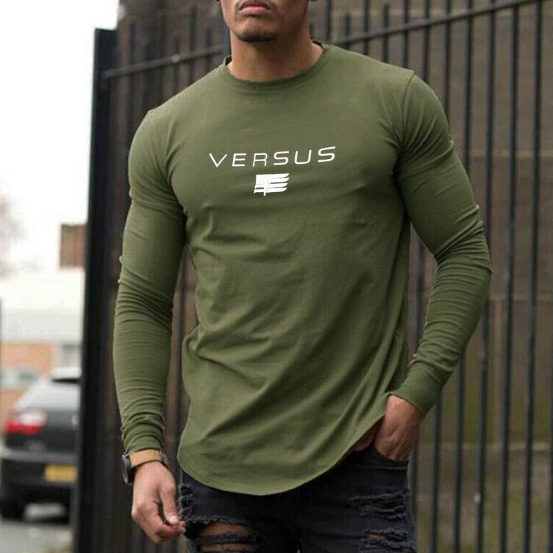 Men's Brother Sports Long Sleeve T-shirt - Blue&Pink