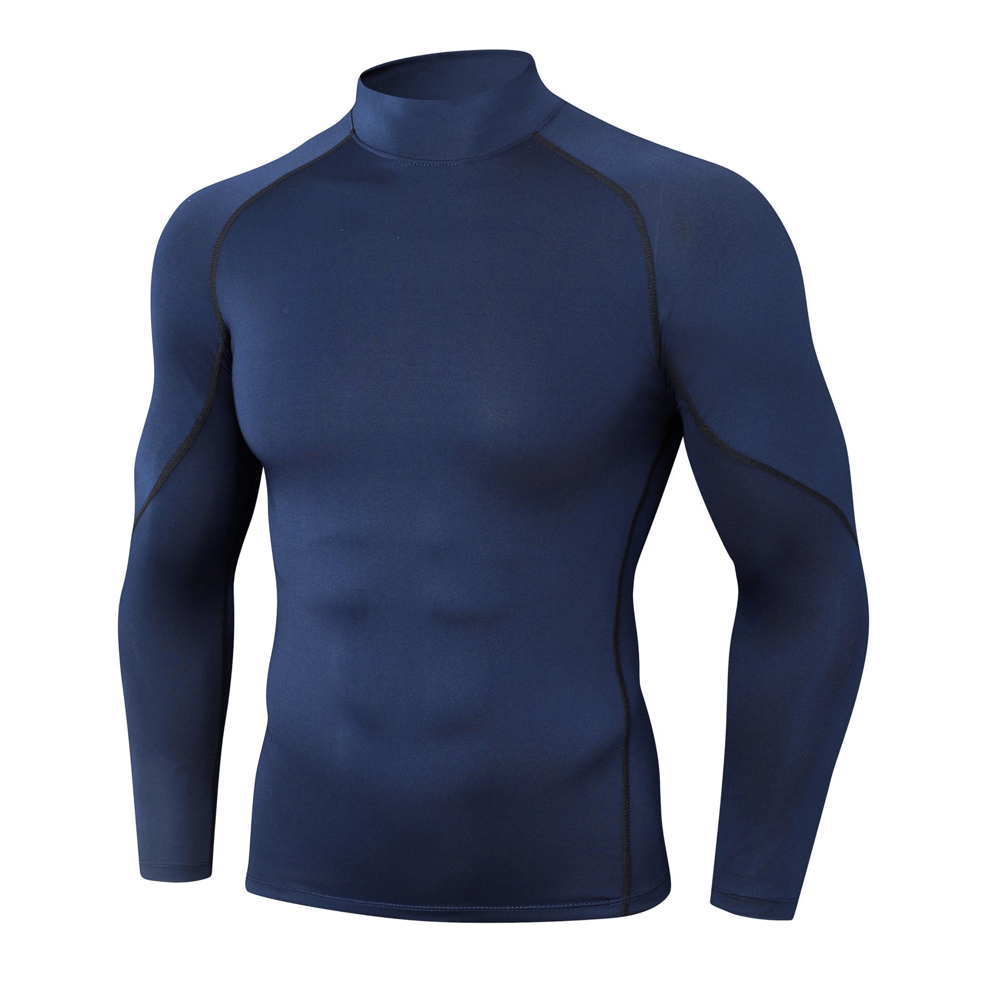 Men's Classic Sports Long Sleeve Outdoor Running - Blue&Pink