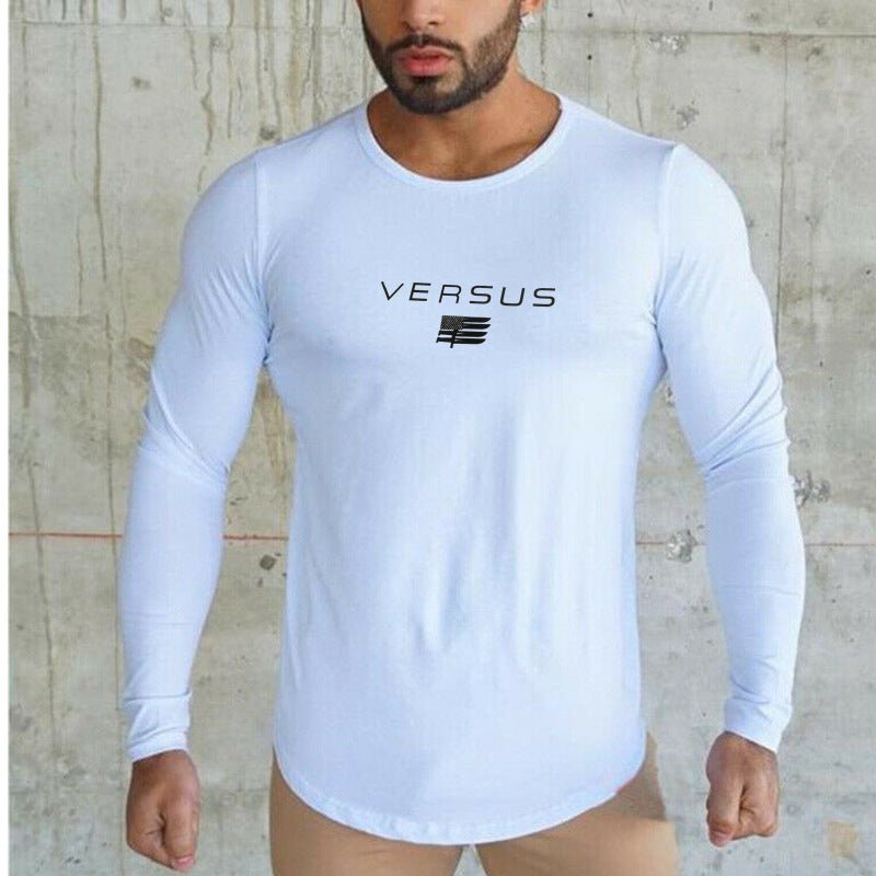 Men's Brother Sports Long Sleeve T-shirt - Blue&Pink