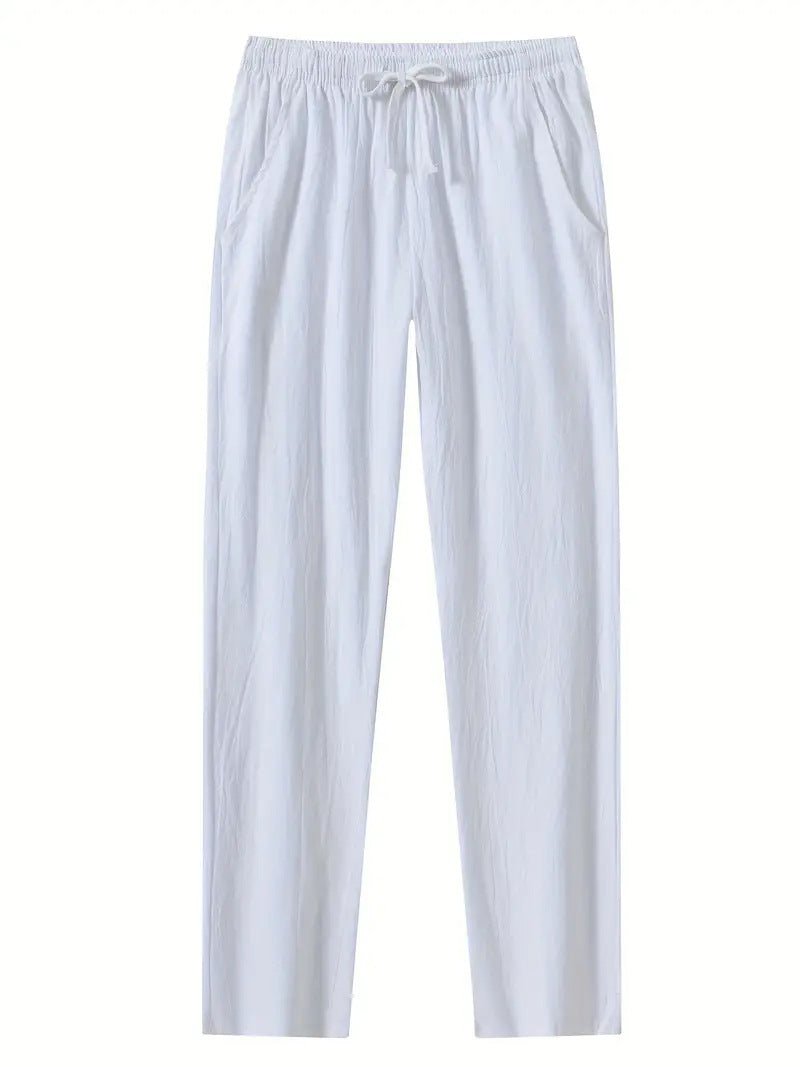 European And American Home Casual Sports Trousers Men's Cotton Breathable - Blue&Pink