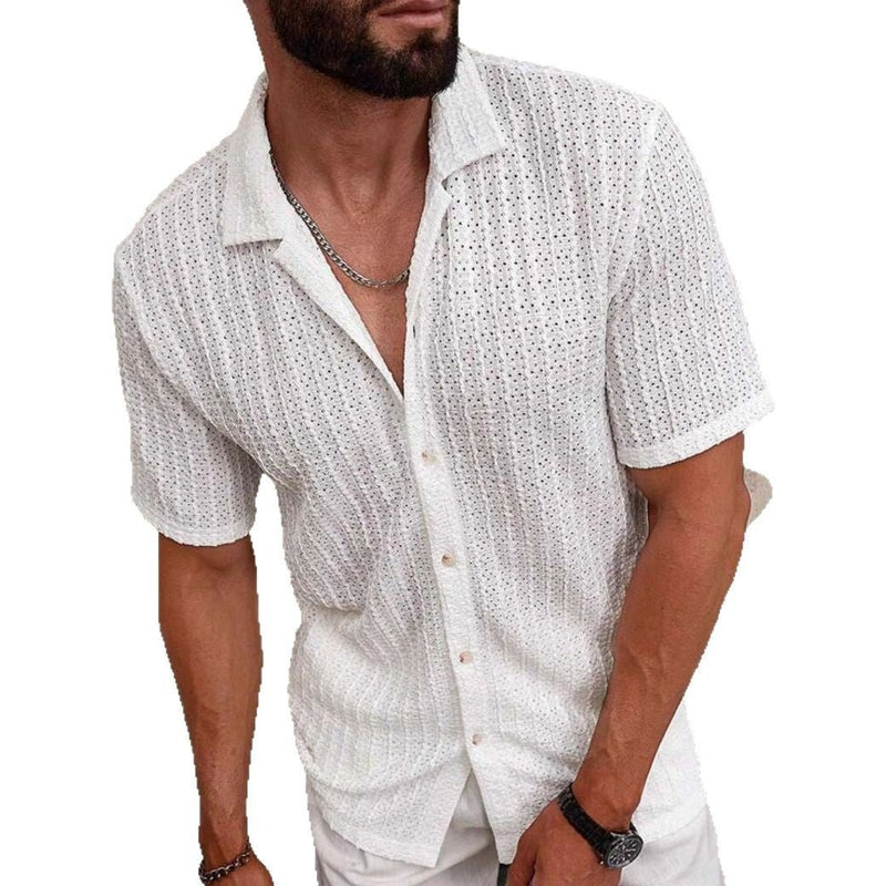 Camisa Slim Masculina – Estilo Casual que Valoriza o Seu Visual - Blue&Pink