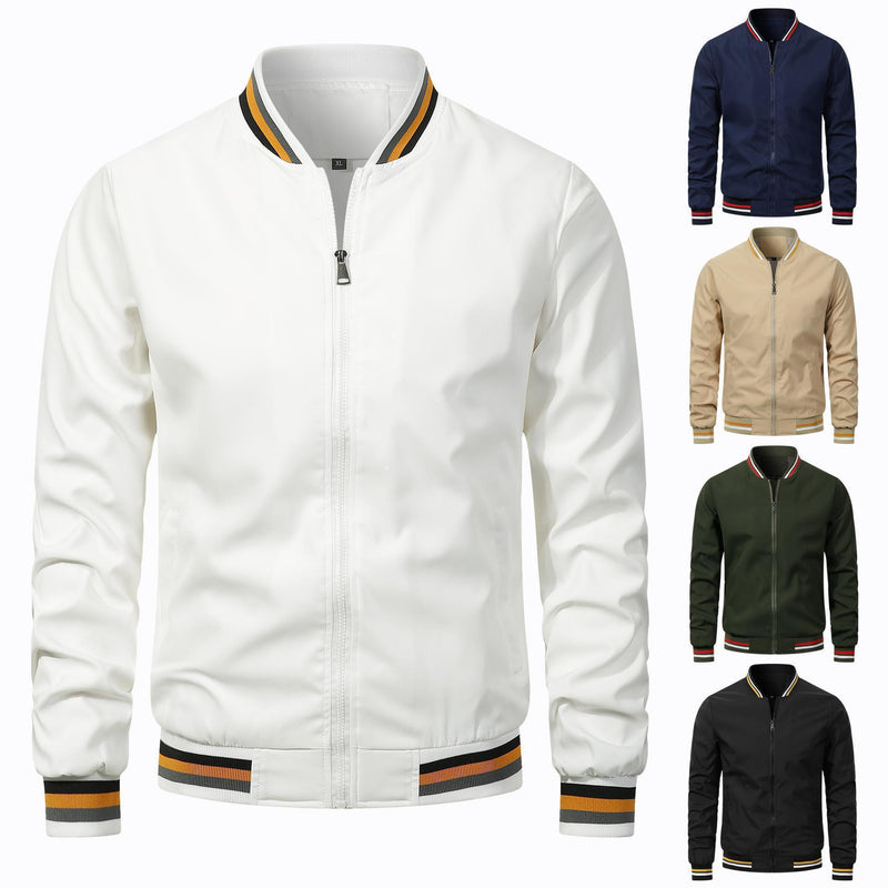 Jacket Trendy Leisure Coat Men's Upperwear - Blue&Pink