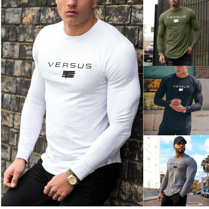 Men's Brother Sports Long Sleeve T-shirt - Blue&Pink
