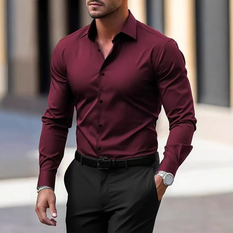Camisa Social Slim Masculina – Elegância e Confiança em Cada Detalhe - Blue&Pink