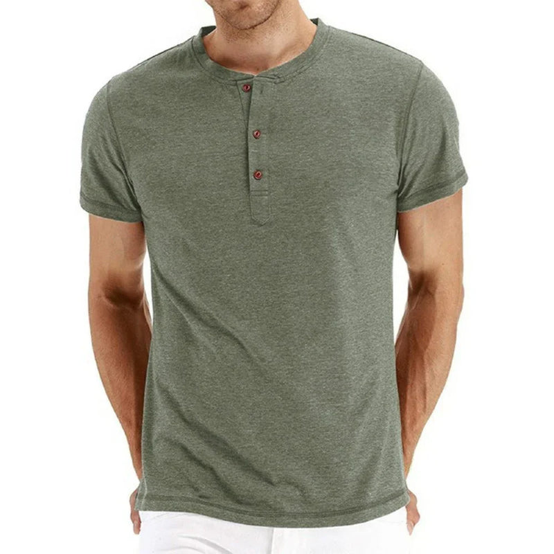 T-shirt Masculina Casual Lisa – O Essencial Perfeito para Conforto e Estilo Todos os Dias - Blue&Pink