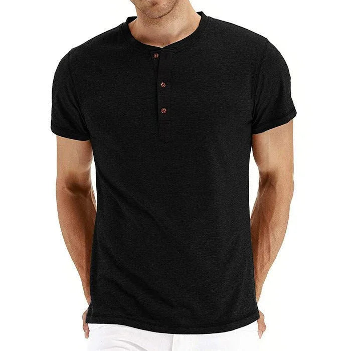 T-shirt Masculina Casual Lisa – O Essencial Perfeito para Conforto e Estilo Todos os Dias - Blue&Pink