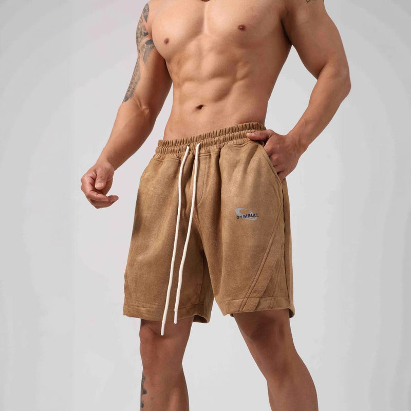 Men's Loose Sports And Leisure Large Shorts - Blue&Pink
