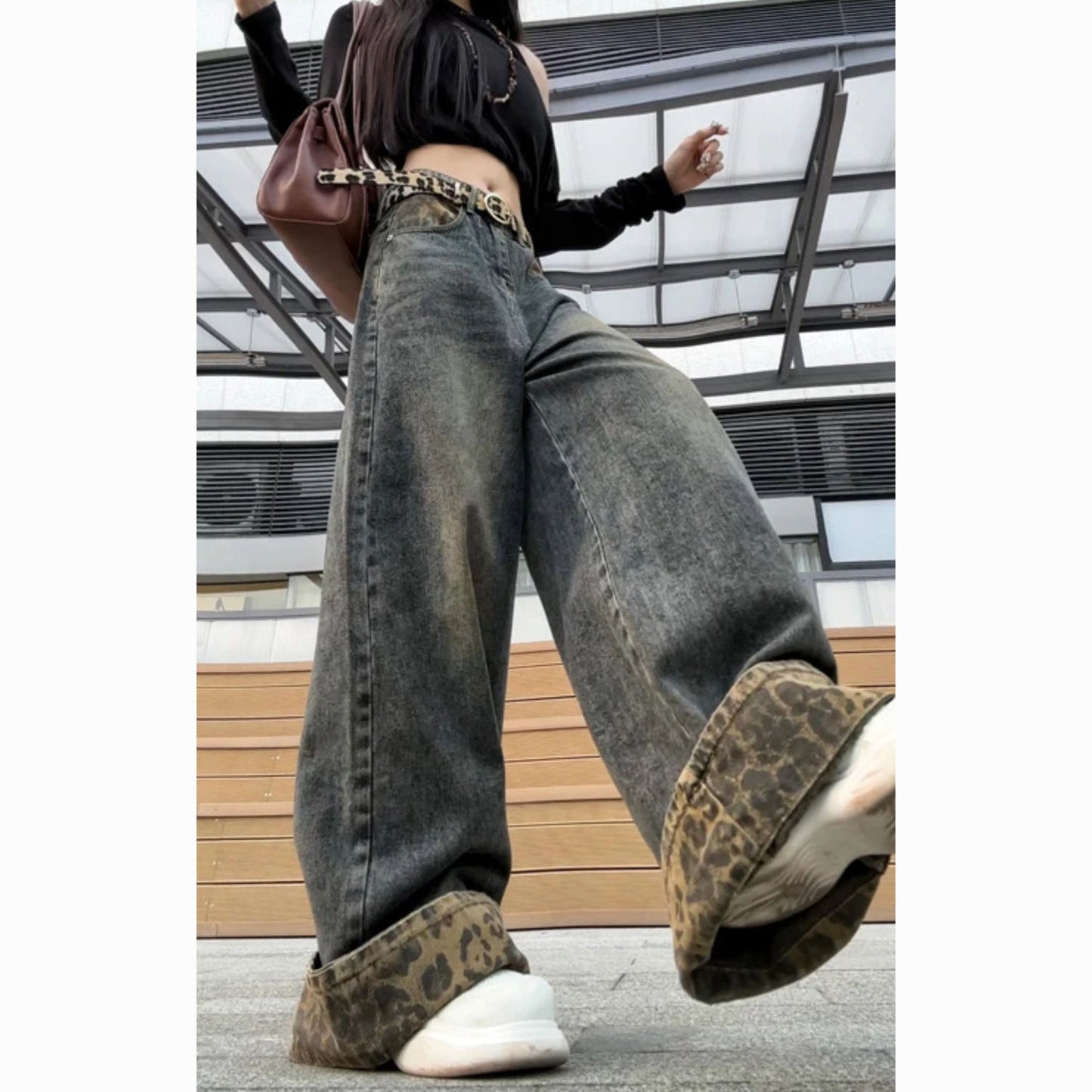 Calça Jeans Feminina Retrô - Blue&Pink