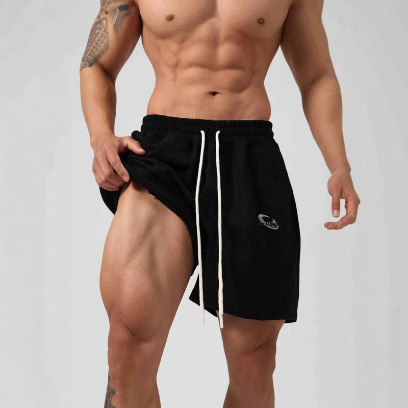 Men's Loose Sports And Leisure Large Shorts - Blue&Pink