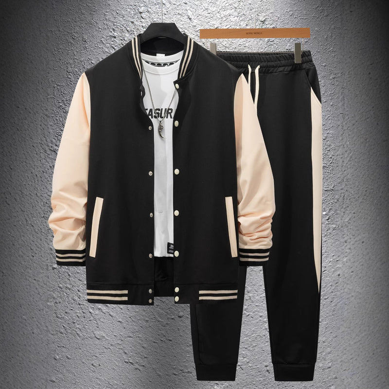Conjunto Masculino Estilo Baseball - Blue&Pink