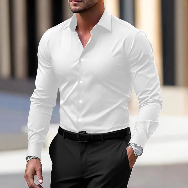 Camisa Social Slim Masculina – Elegância e Confiança em Cada Detalhe - Blue&Pink