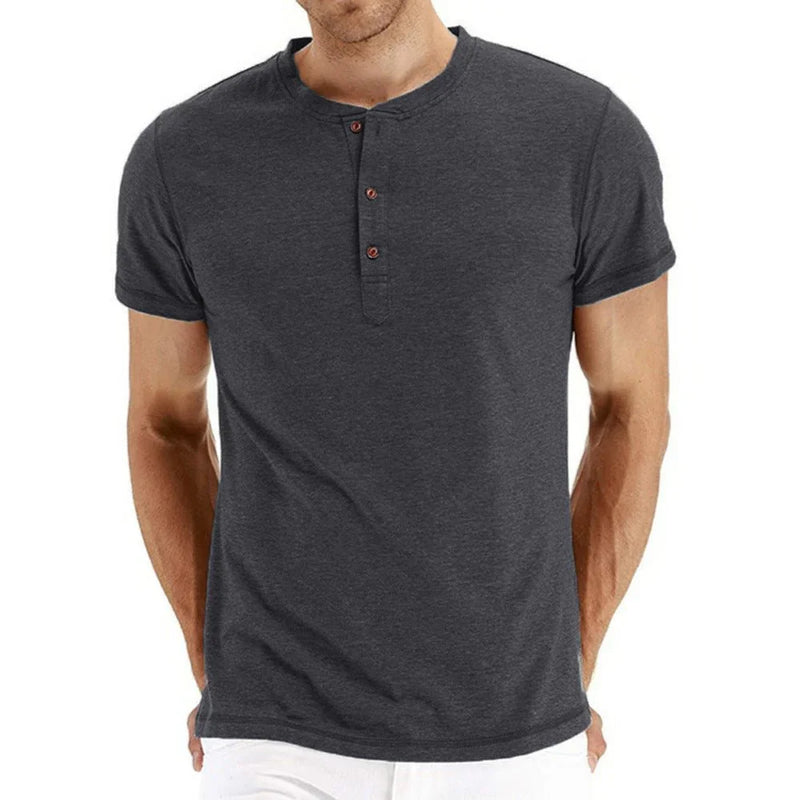 T-shirt Masculina Casual Lisa – O Essencial Perfeito para Conforto e Estilo Todos os Dias - Blue&Pink