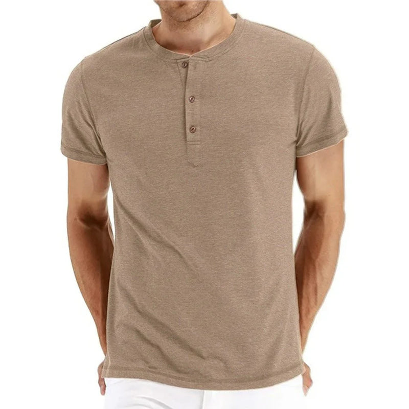T-shirt Masculina Casual Lisa – O Essencial Perfeito para Conforto e Estilo Todos os Dias - Blue&Pink