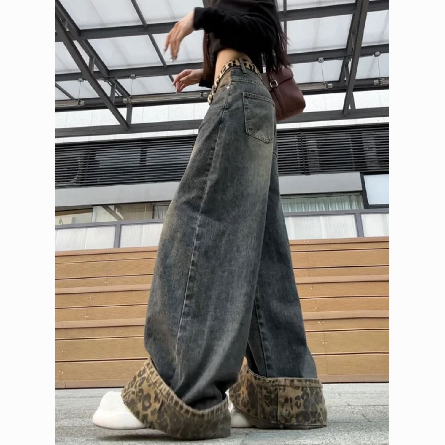 Calça Jeans Feminina Retrô - Blue&Pink