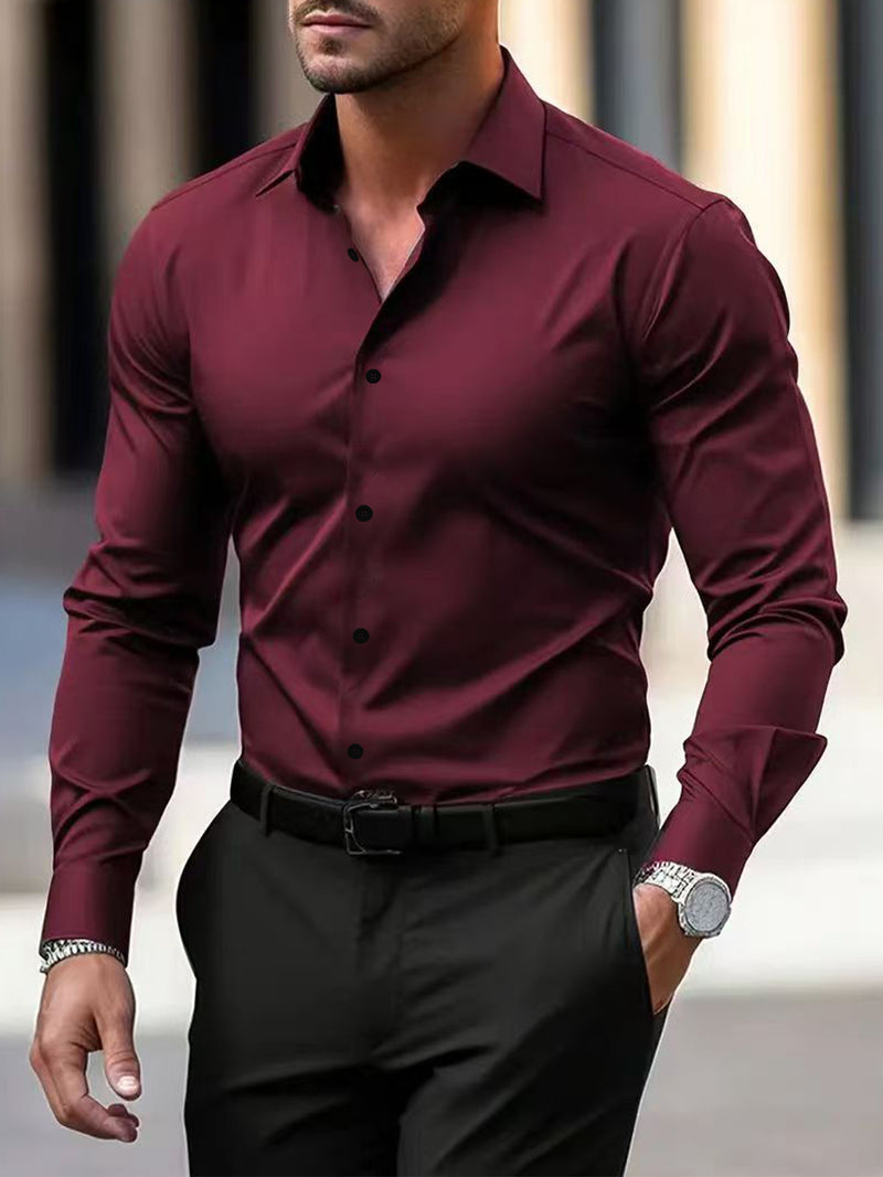 Camisa Social Slim Masculina – Elegância e Confiança em Cada Detalhe - Blue&Pink