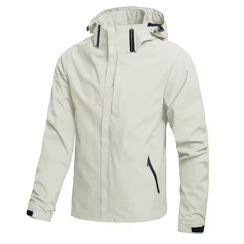 Men's And Women's Windproof Outdoor Thin Jacket - Blue&Pink