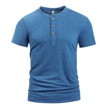 T-shirt Masculina Casual Lisa – O Essencial Perfeito para Conforto e Estilo Todos os Dias - Blue&Pink