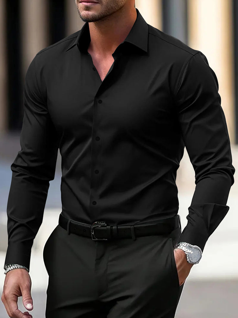 Camisa Social Slim Masculina – Elegância e Confiança em Cada Detalhe - Blue&Pink