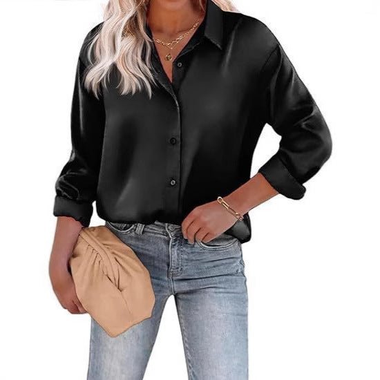 Camisa com Botões e Manga Longa Brilho e Elegância - Blue&Pink