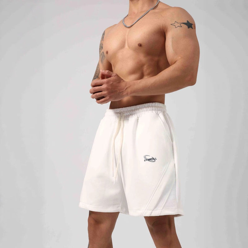 Men's Loose Sports And Leisure Large Shorts - Blue&Pink