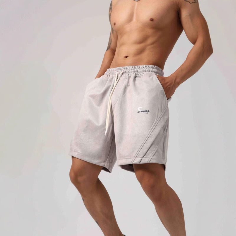 Men's Loose Sports And Leisure Large Shorts - Blue&Pink