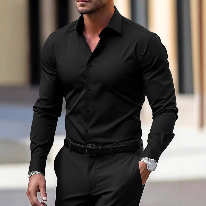 Camisa Social Slim Masculina – Elegância e Confiança em Cada Detalhe - Blue&Pink