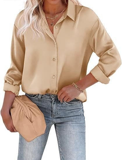 Camisa com Botões e Manga Longa Brilho e Elegância - Blue&Pink