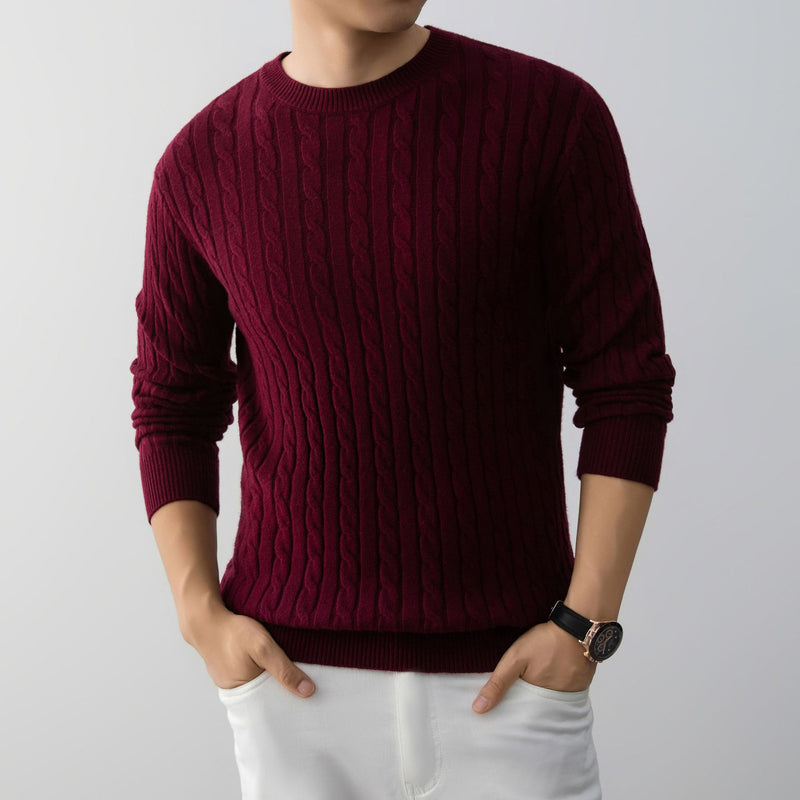 Loose Cool Warm Top Men's Clothing - Blue&Pink