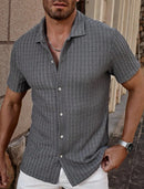 Camisa Slim Masculina – Estilo Casual que Valoriza o Seu Visual - Blue&Pink