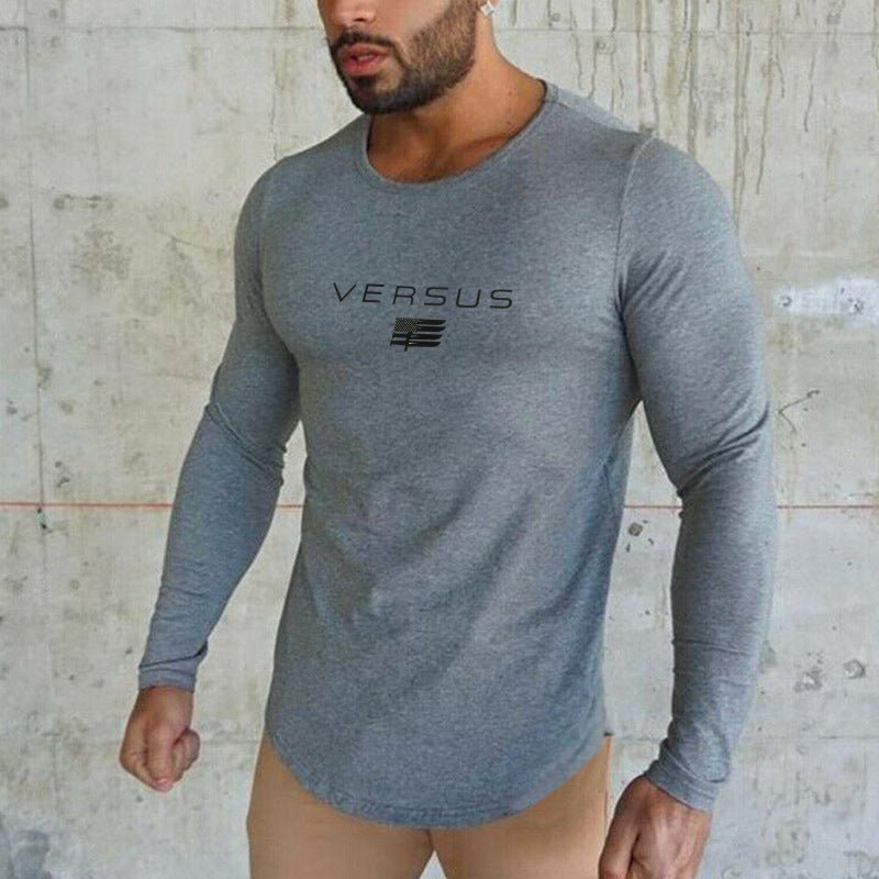 Men's Brother Sports Long Sleeve T-shirt - Blue&Pink